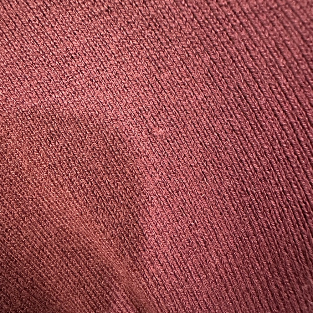 Talbots Petites Burgundy Sleeveless Turtleneck Knit Top - Picture 11 of 11